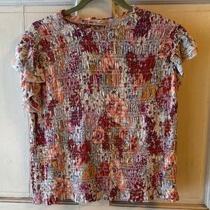 Liberty Love Multicolor Textured Blouse